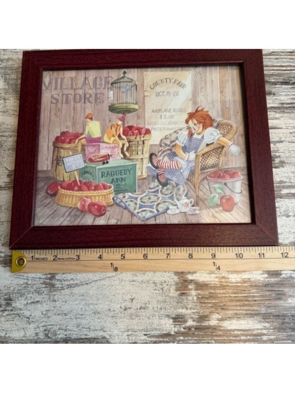Raggedy Ann Country Fair Print - Picture 4 of 5
